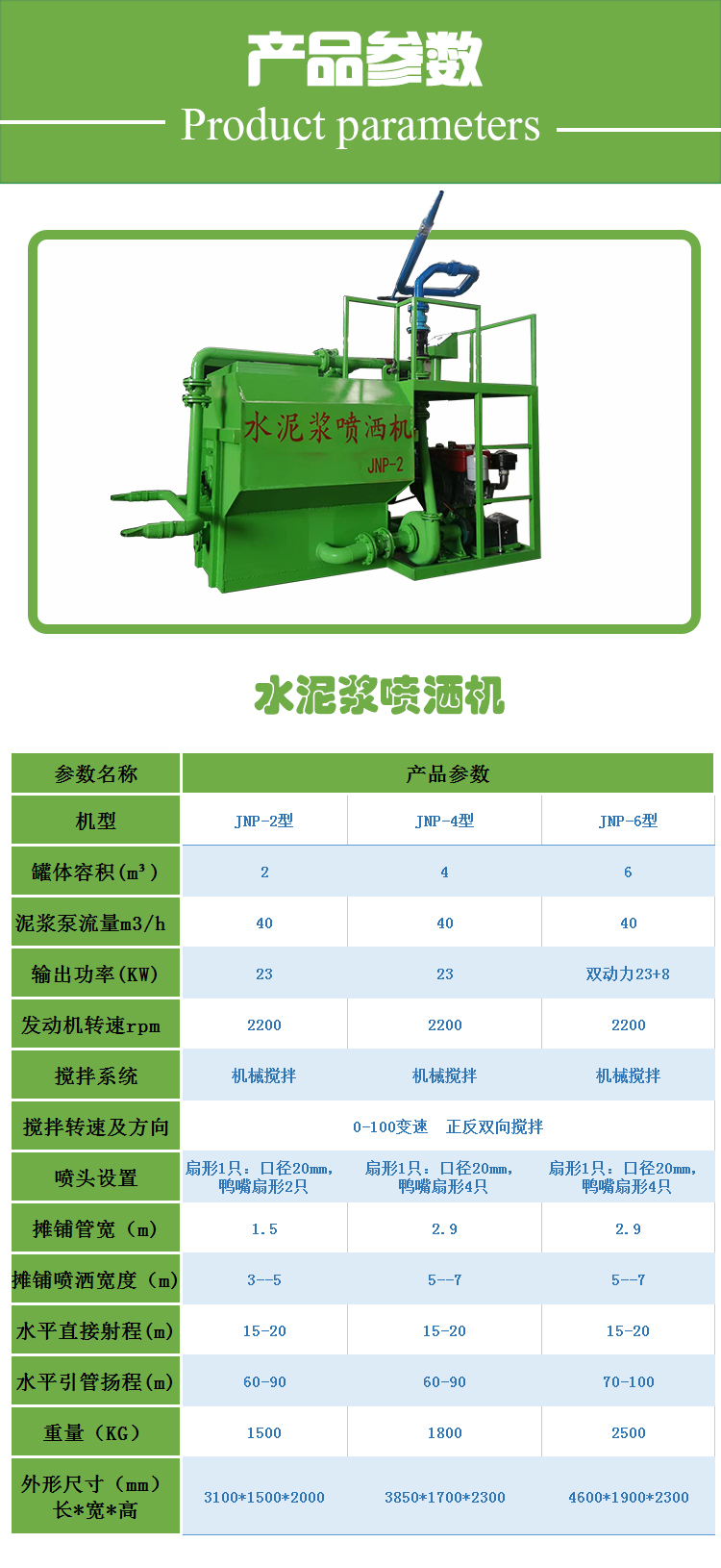 水泥漿噴灑機(jī)